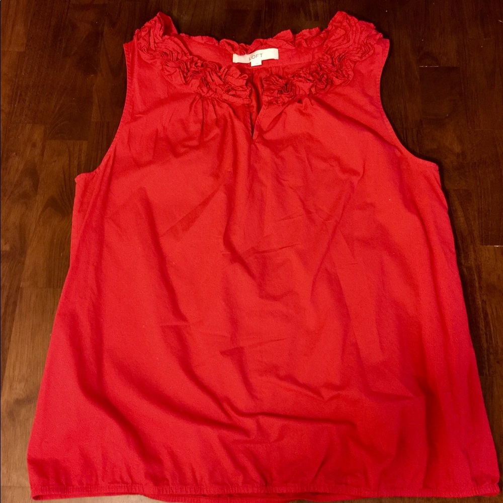 Ann Taylor LOFT sleeveless career blouse